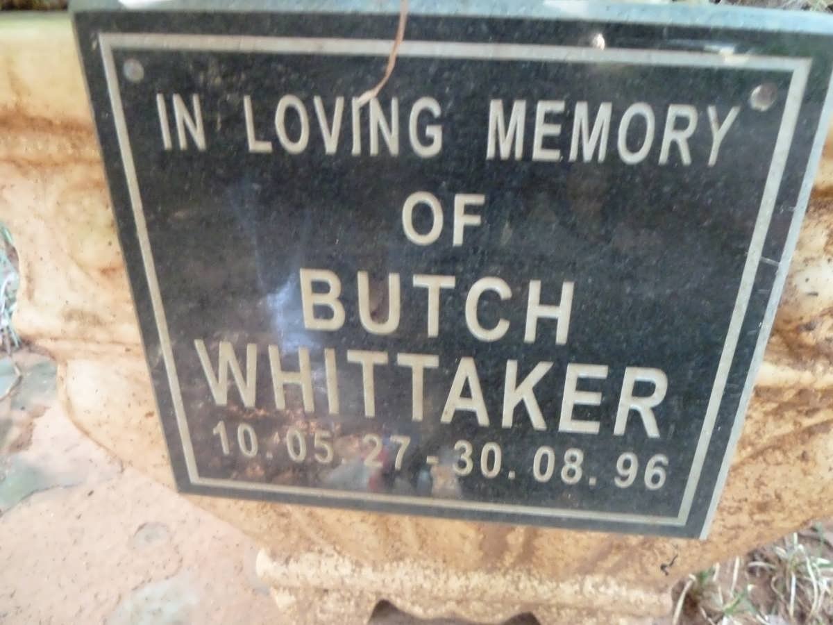 WHITTAKER Butch 1927-1996