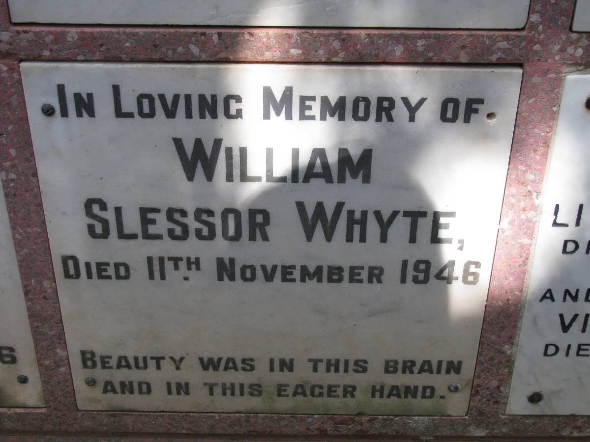 WHYTE William Slessor -1946