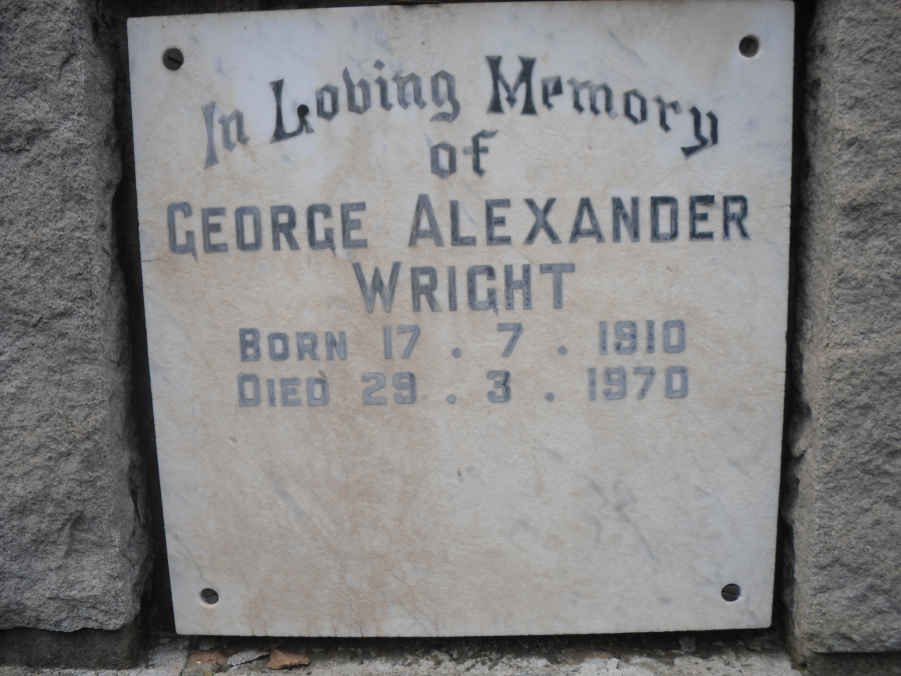 WRIGHT George Alexander 1910-1970