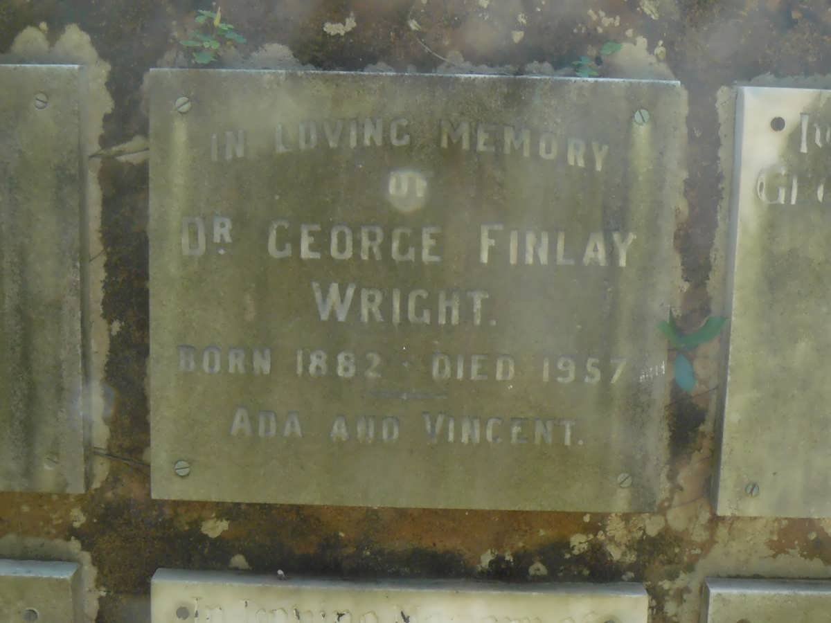 WRIGHT George Finlay 1882-1957