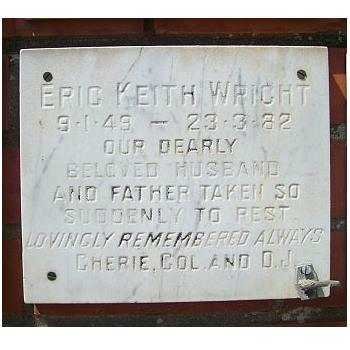 WRIGHT Eric Keith 1949-1982