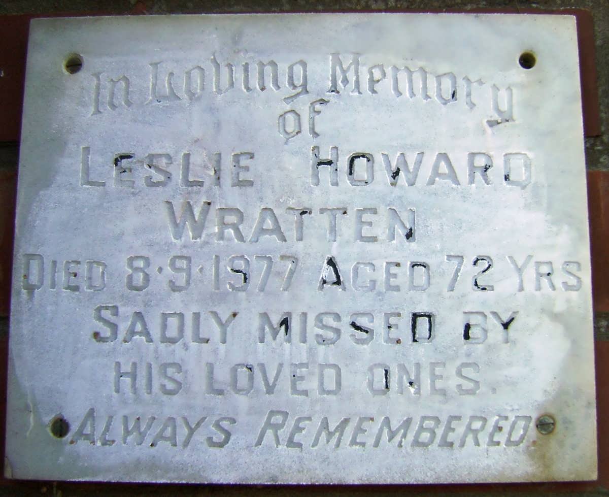 WRATTEN Leslie Howard -1977