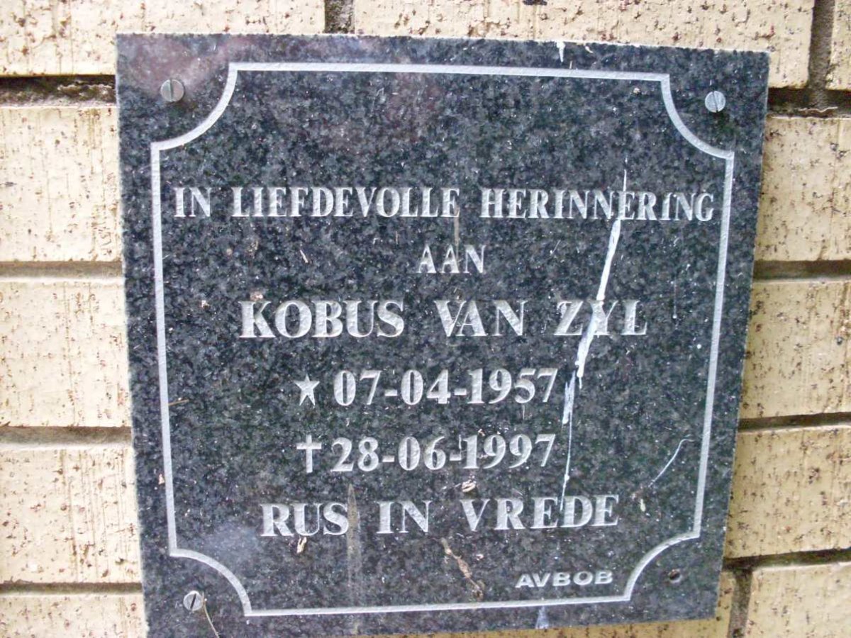 ZYL Kobus, van 1957-1997