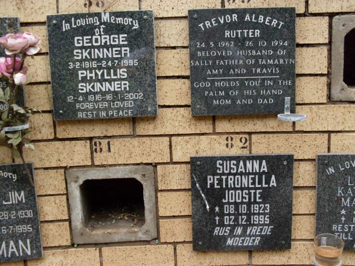 JOOSTE :: RUTTER :: SKINNER