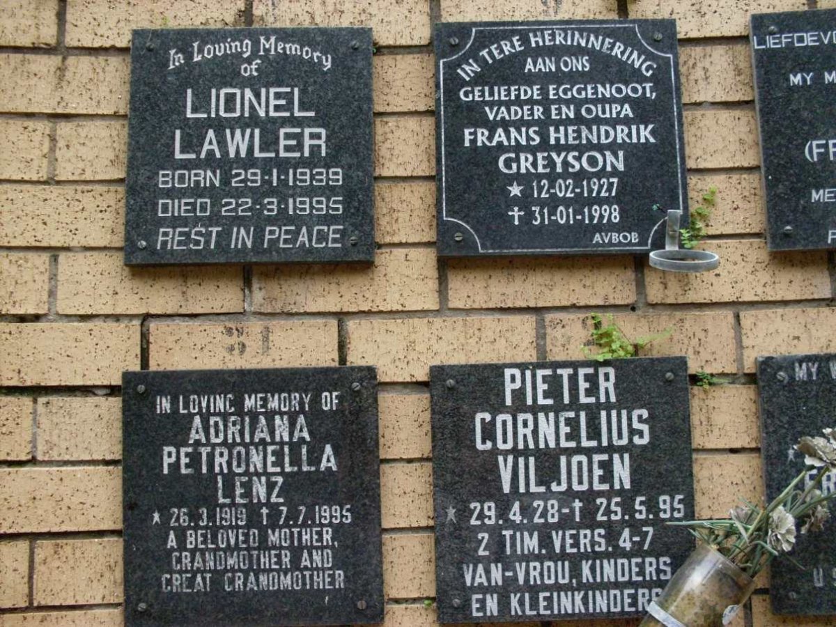 GREYSON :: LAWLER :: LENZ :: VILJOEN