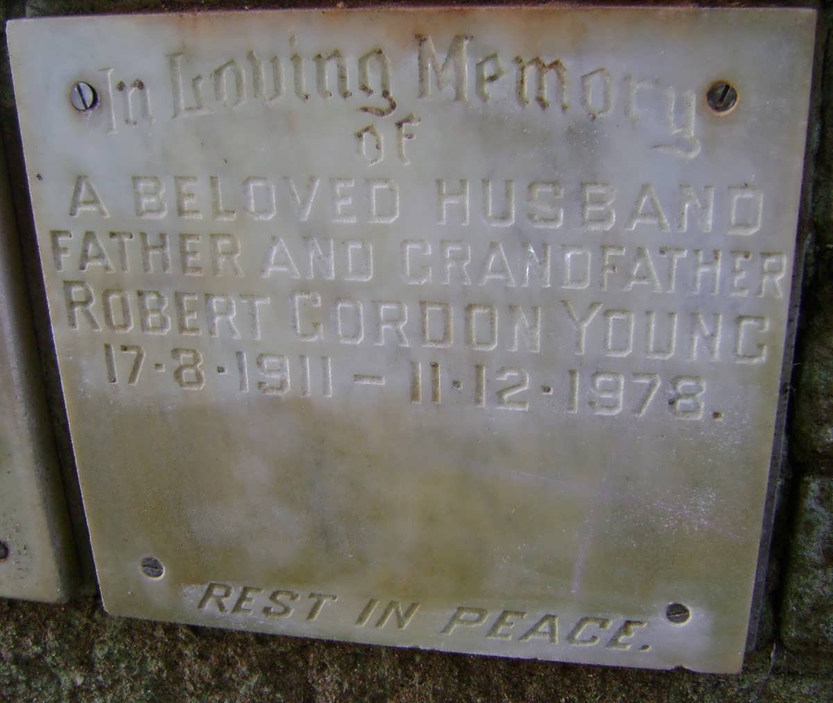 YOUNG Robert Gordon 1911-1978