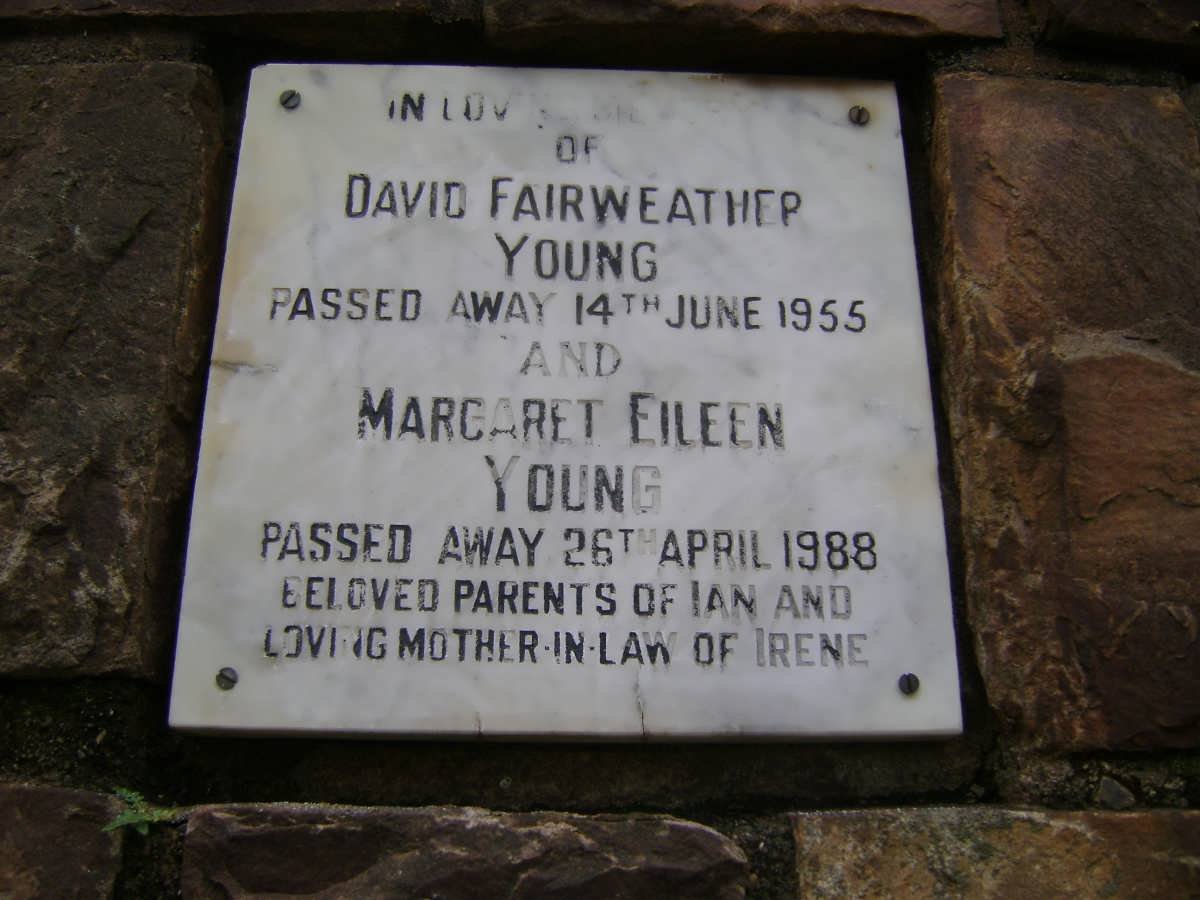 YOUNG David Fairweather -1955 &amp; Margaret Eileen -1988