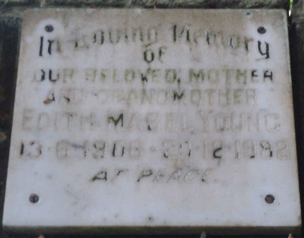 YOUNG Edith Mabel 1906-1982