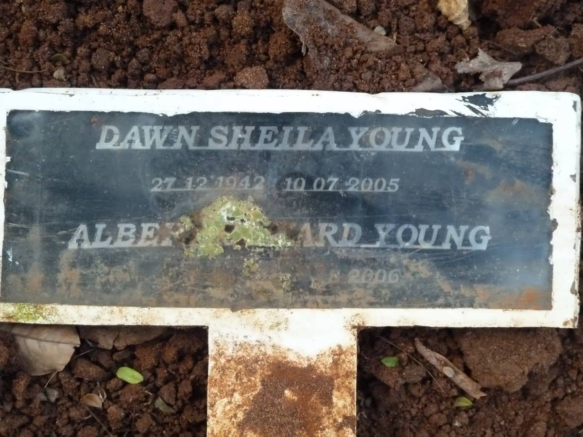 YOUNG Albert ???yard -2006 &amp; Dawn Sheila 1942-2005