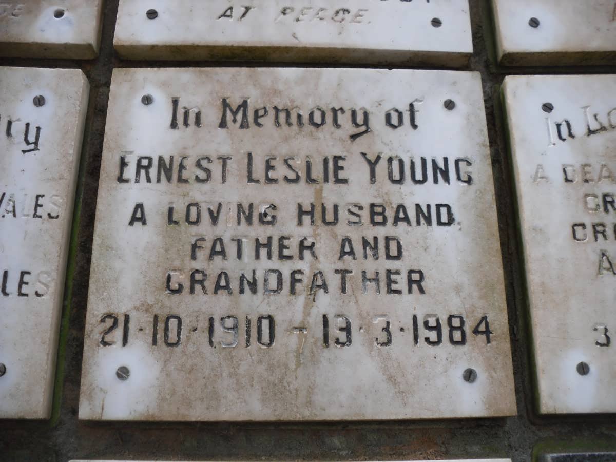 YOUNG Ernest Leslie 1910-1984
