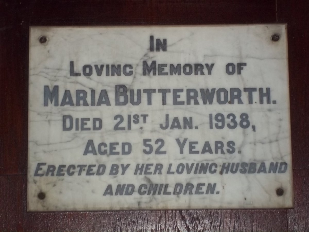 BUTTERWORTH Maria -1938
