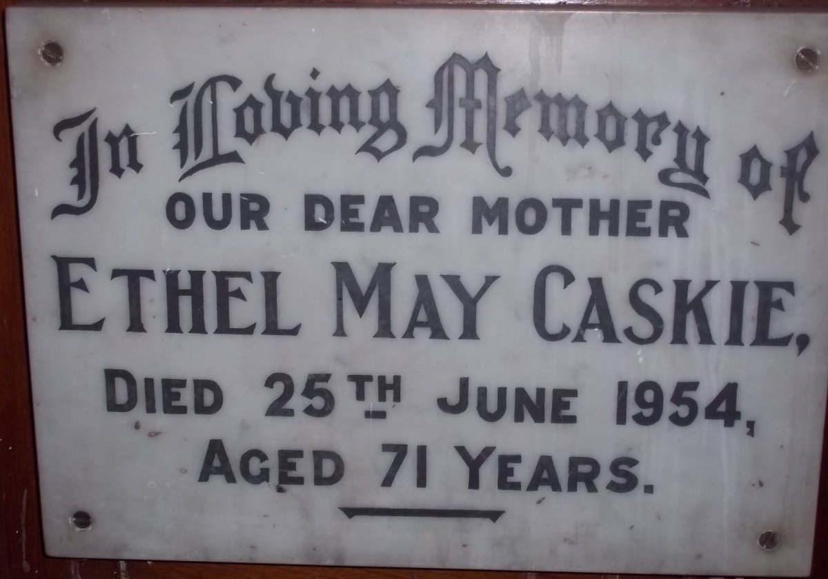 CASKIE Ethel May -1954