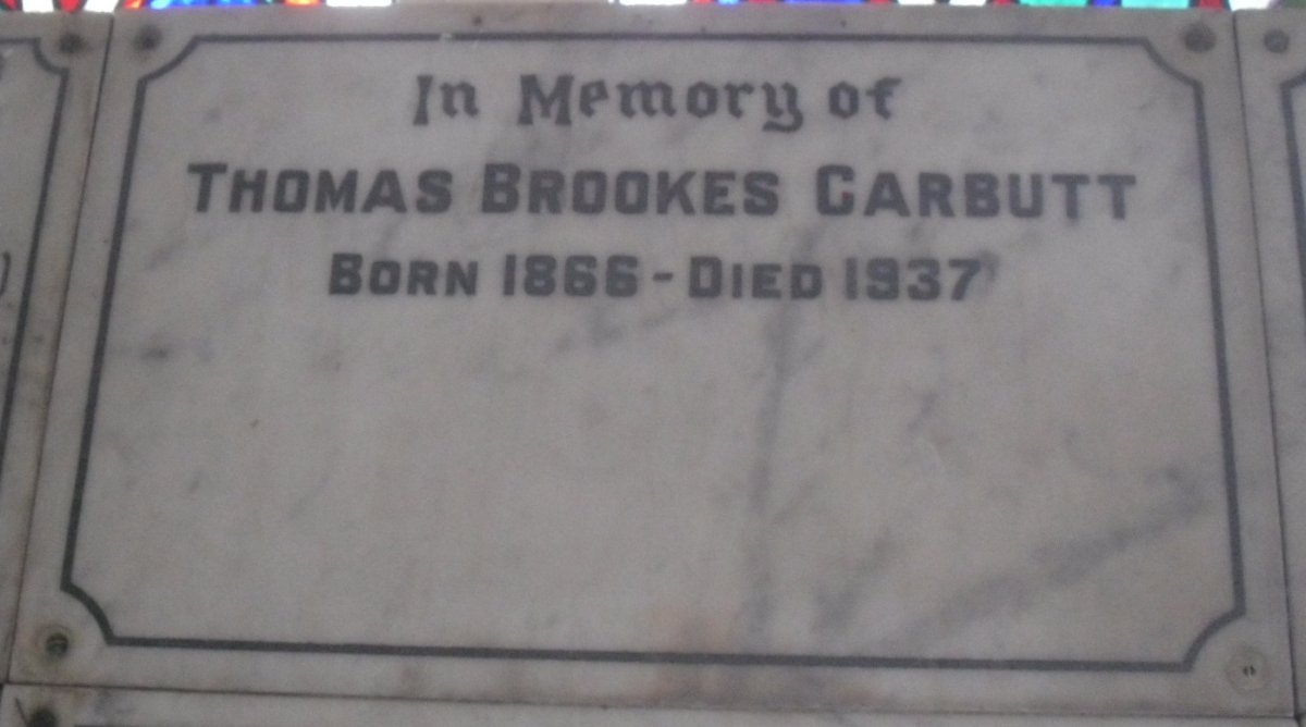 CARBUTT Thomas Brookes -1937