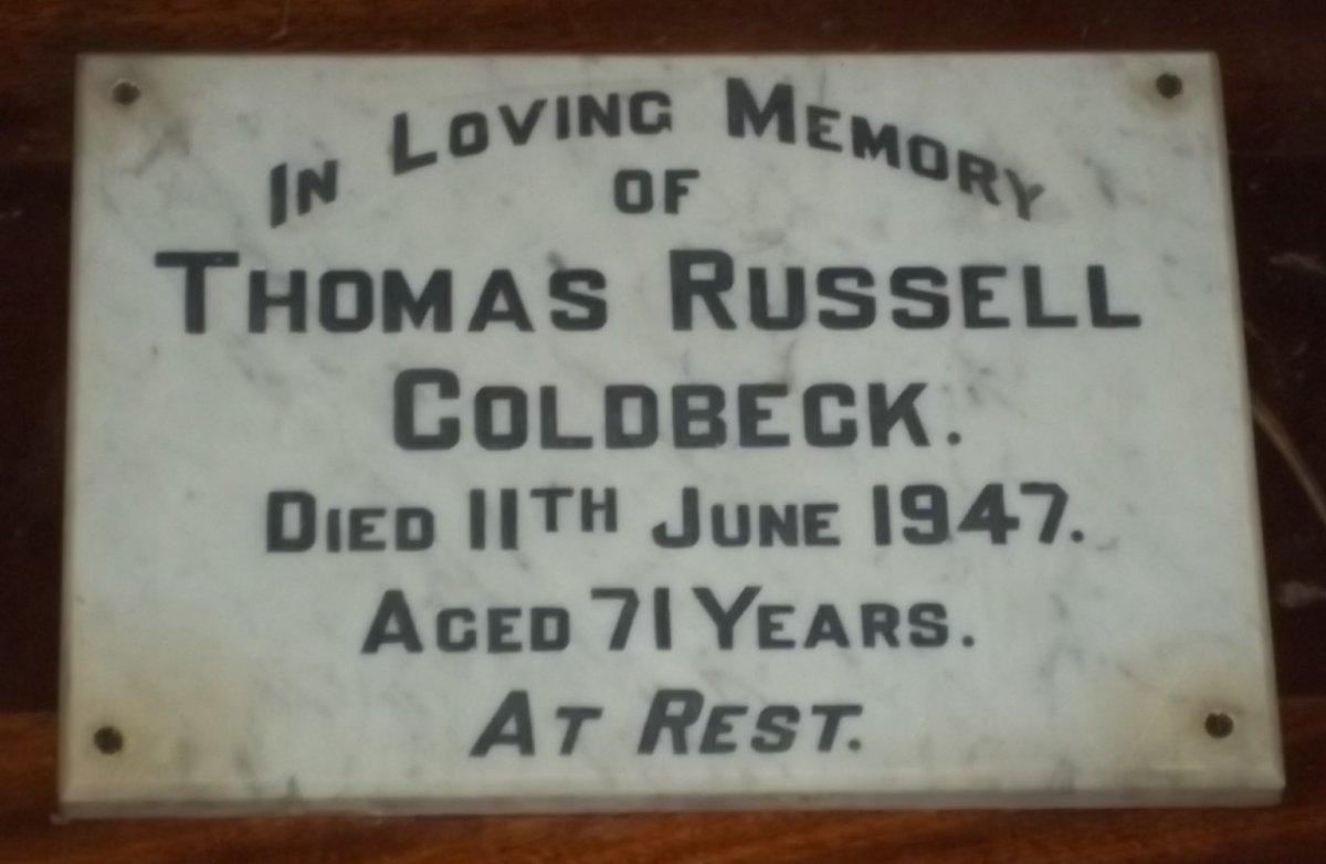 COLDBECK Thomas Russell -1947