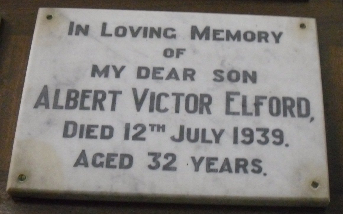 ELFORD Albert Victor -1939