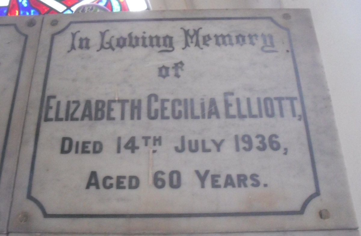 ELLIOTT Elizabeth Cecilia -1936