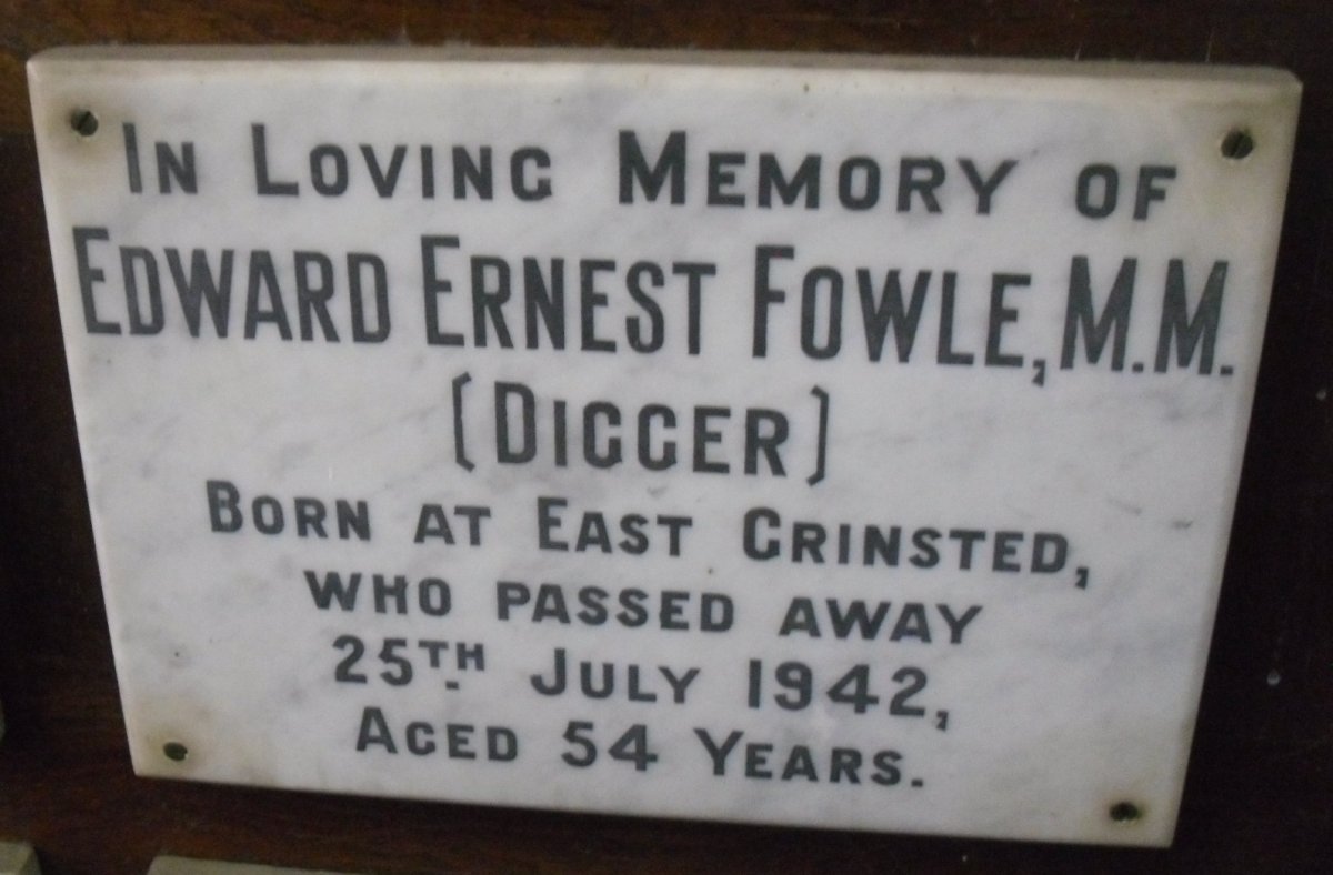 FOWLE Edward Ernest -1942