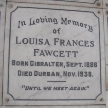 FAWCETT Louisa Frances 1886-1938