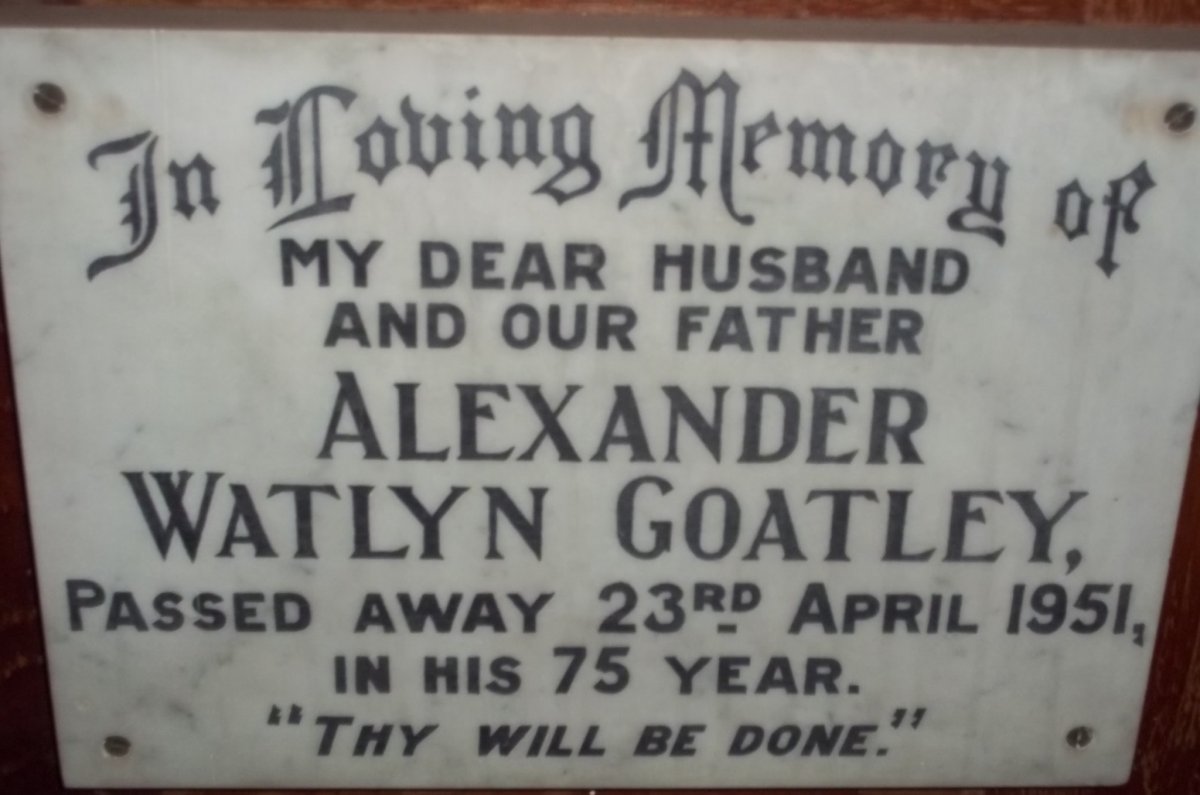 GOATLEY Alexander Watlyn -1951
