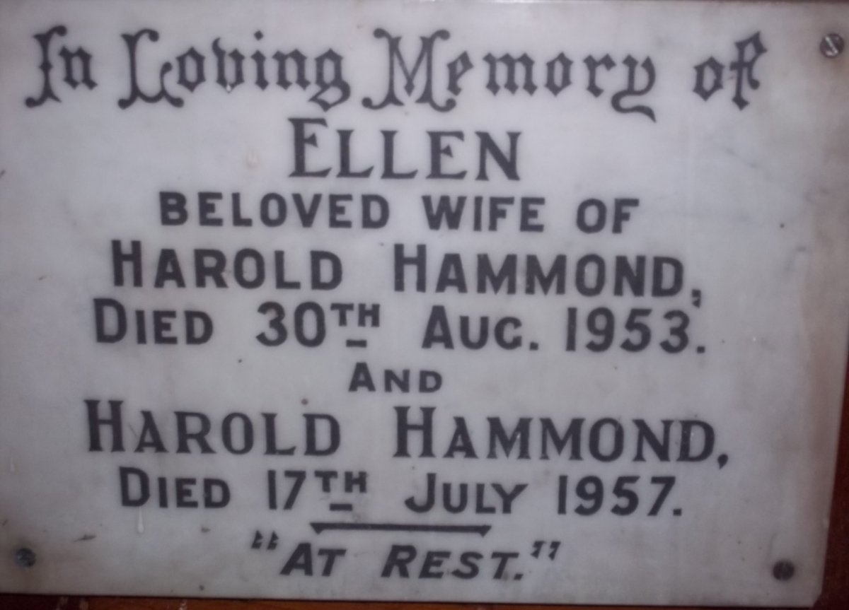 HAMMOND Harold -1957 &amp; Ellen -1953