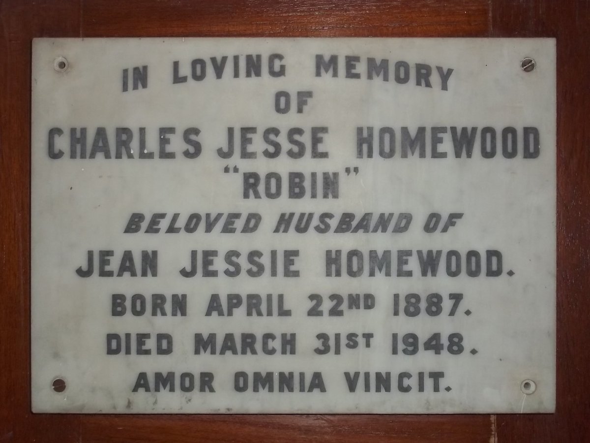 HOMEWOOD Charles Jesse 1887-1948