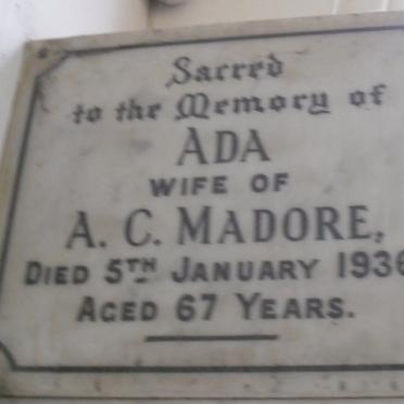 MADORE Ada -1936