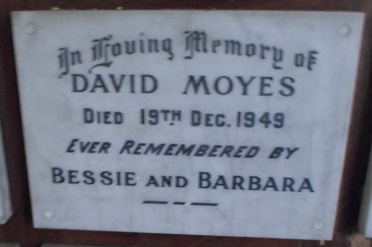 MOYES David -1949