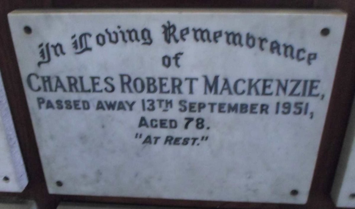 MACKENZIE Charles Robert -1951