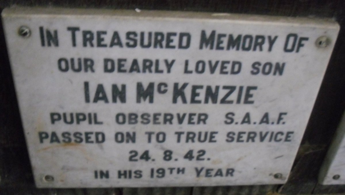 McKENZIE Ian -1942