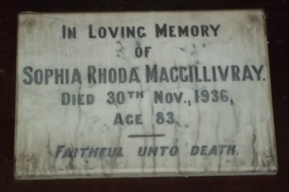 MACGILLIVRAY Sophia Rhoda -1936