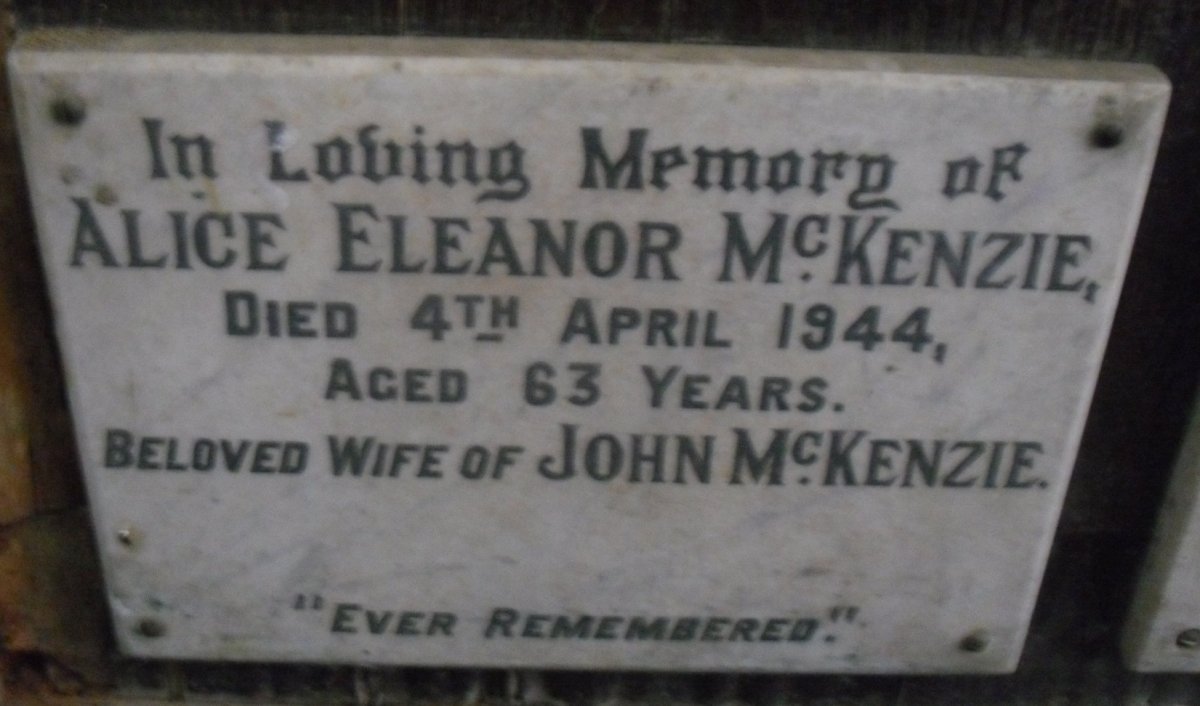 McKENZIE Alice Eleanor -1944