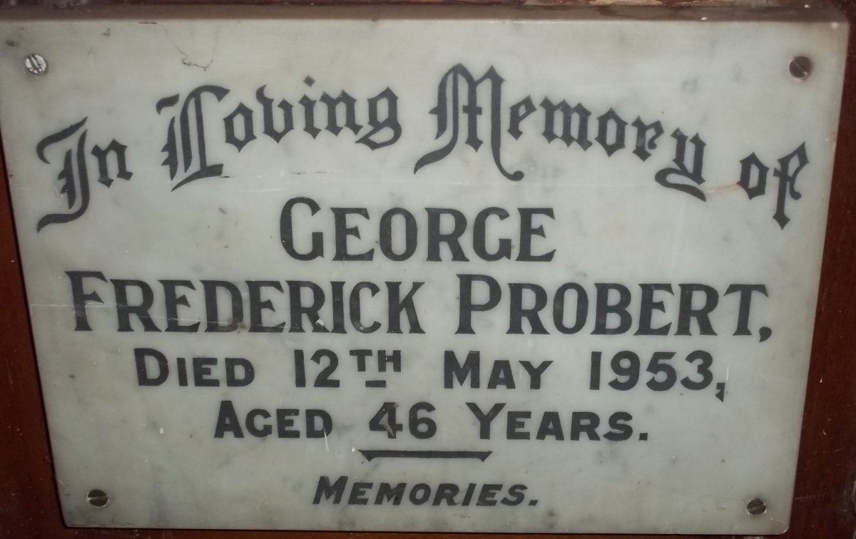 PROBERT George Frederick -1953