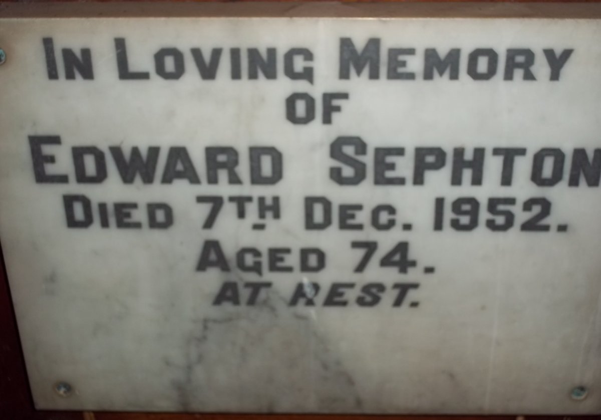 SEPHTON Edward -1952