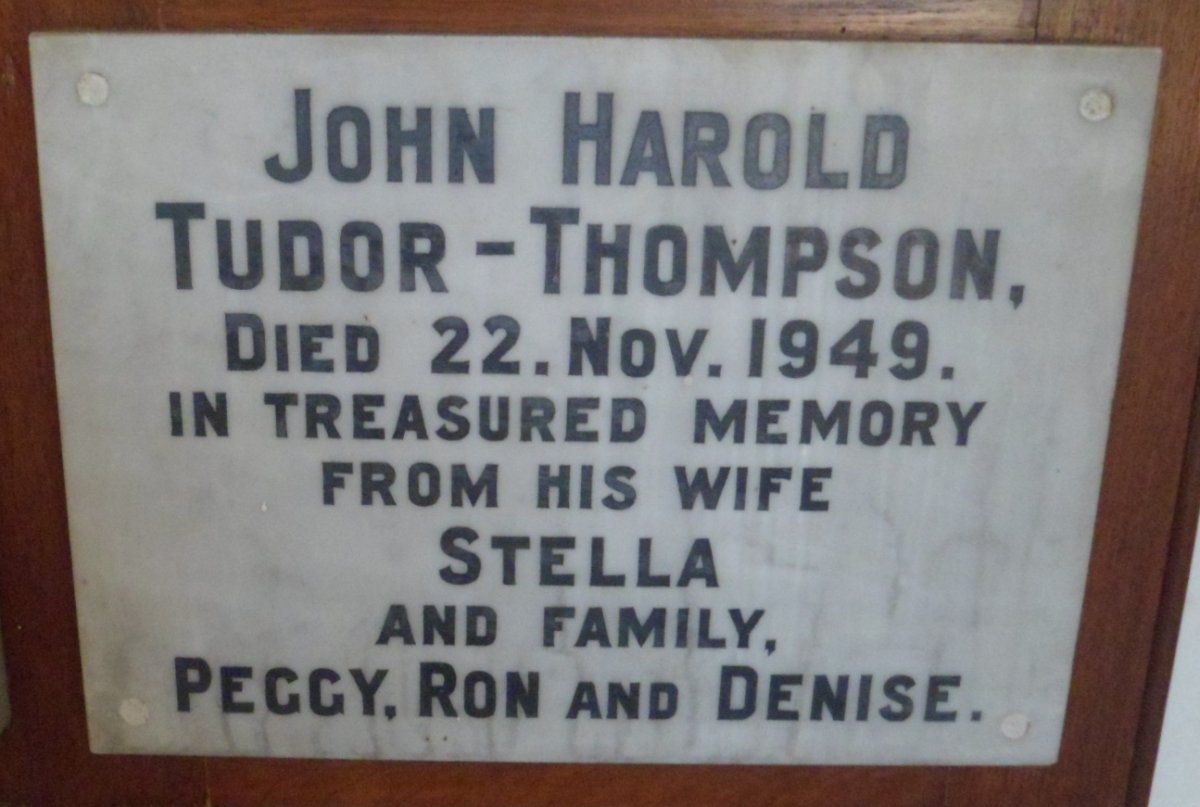 THOMPSON John Harold, TUDOR -1949