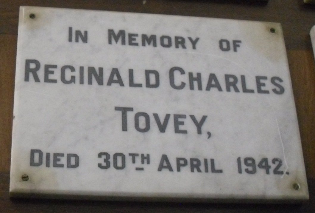 TOVEY Reginald Charles -1942