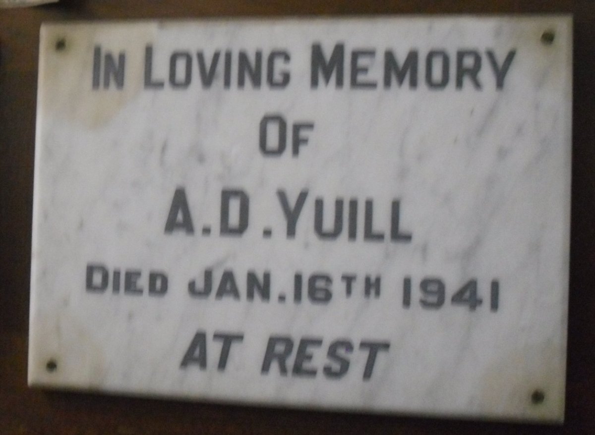 YUILL A.D.  -1941