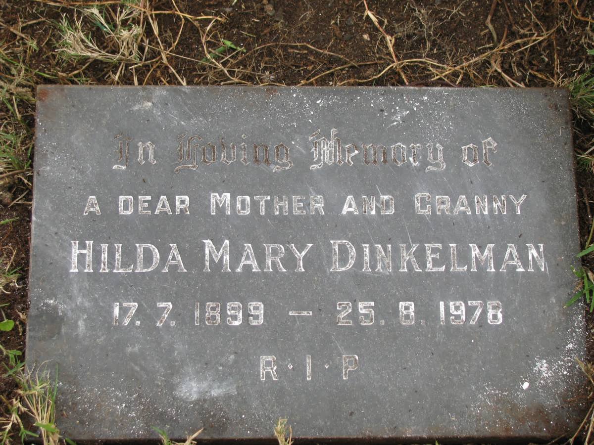 DINKELMAN Hilda Mary 1899-1978