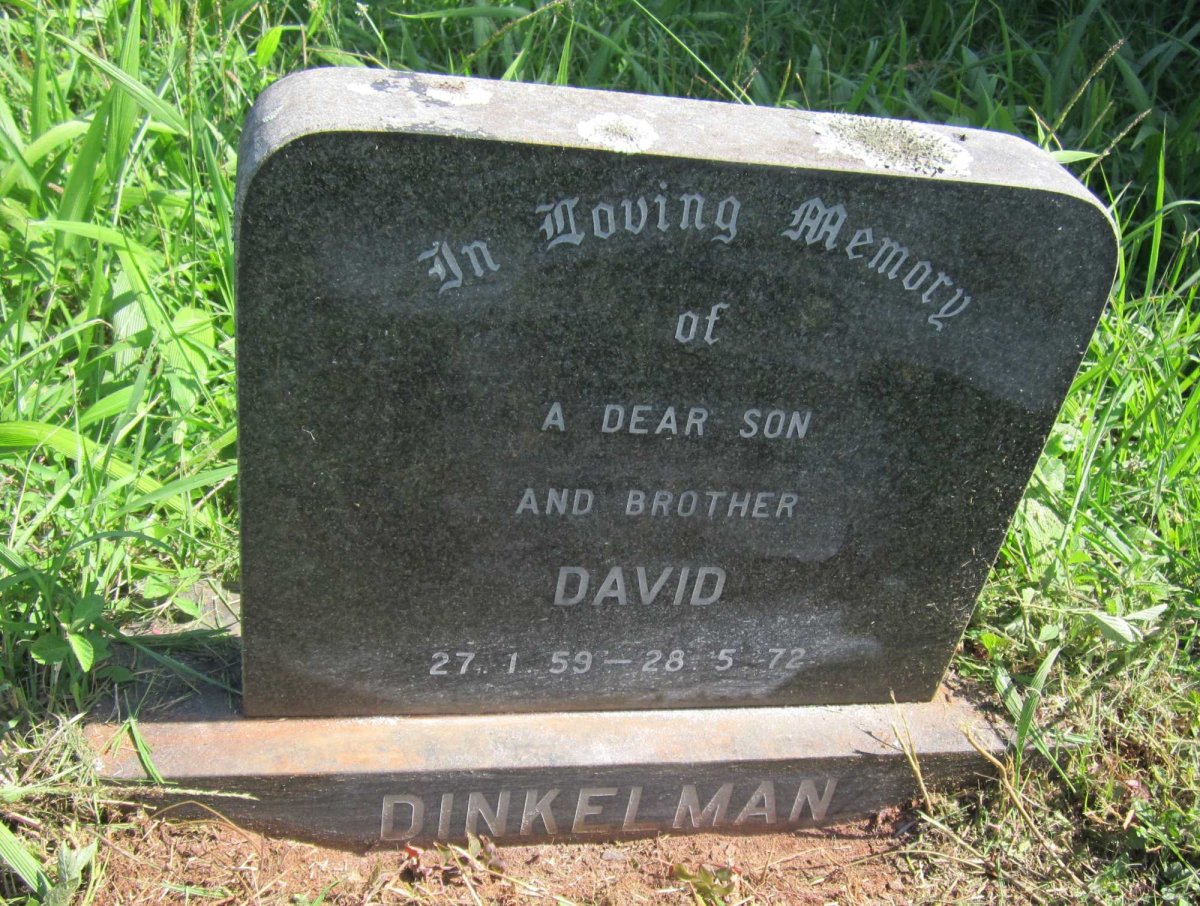 DINKELMAN David 1959-1972