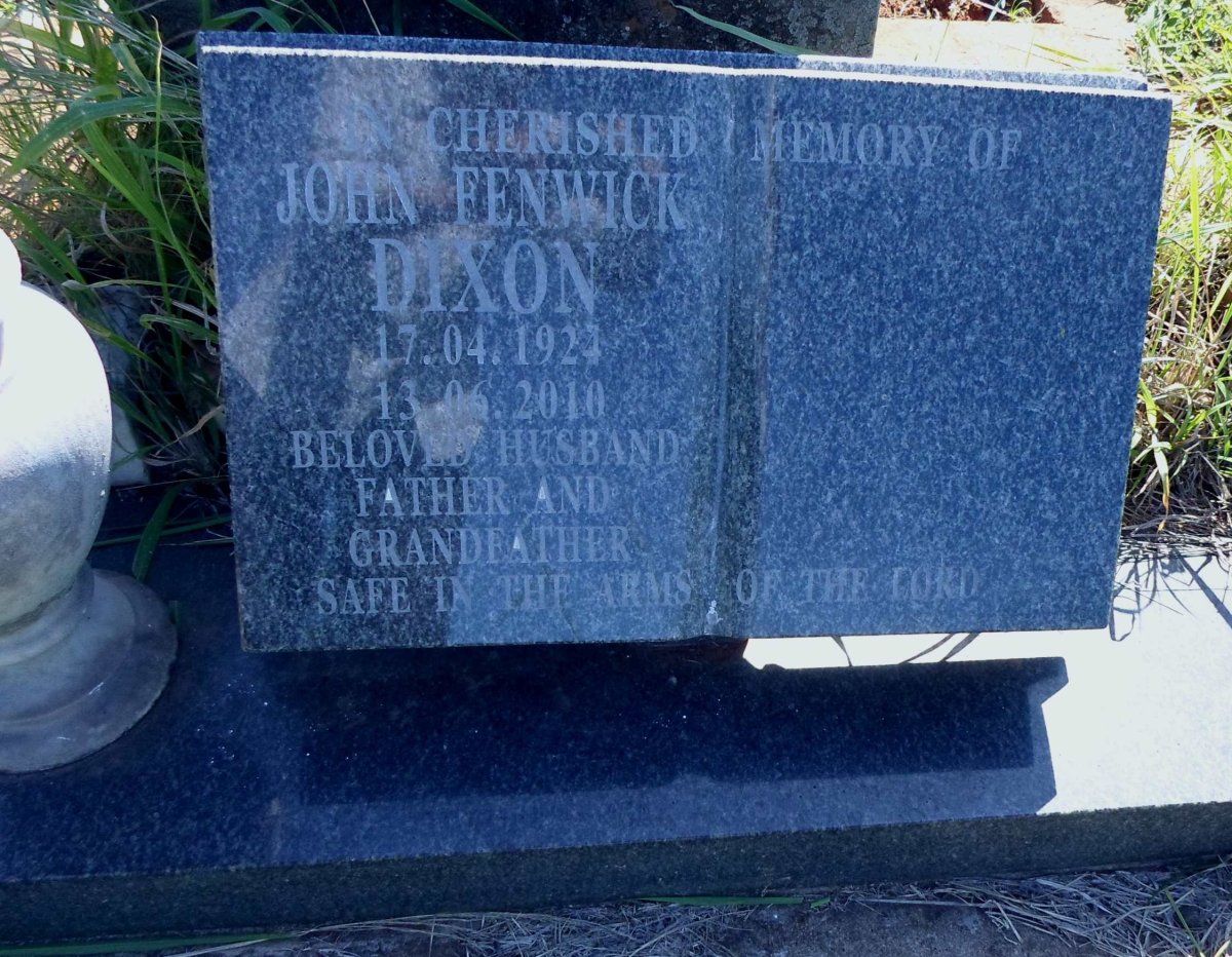 DIXON John Fenwick 1924-2010