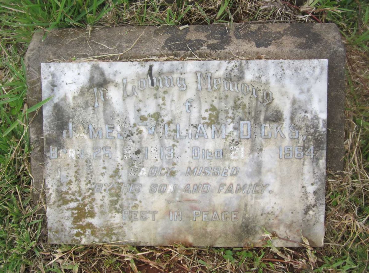 DICKS James William 1913-1964