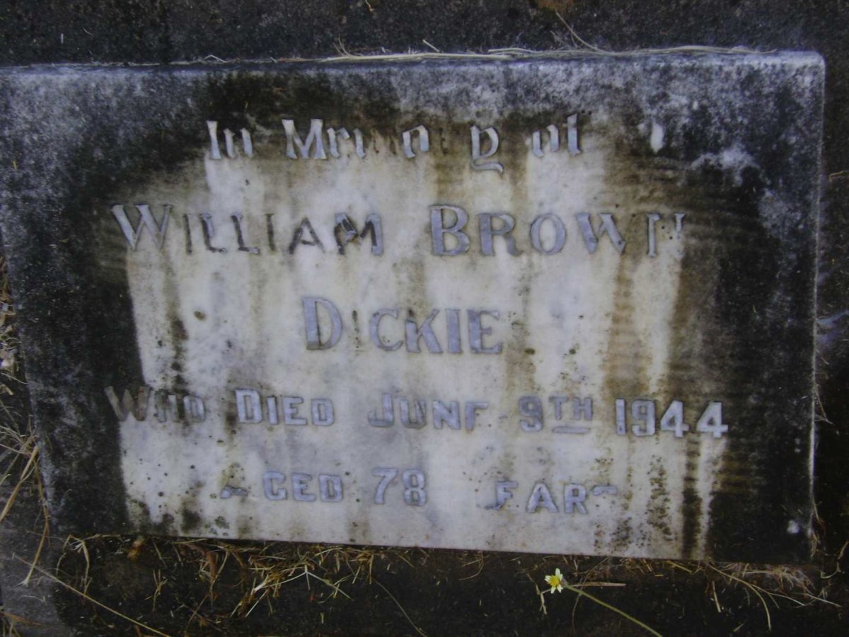 DICKIE William Brown -1944