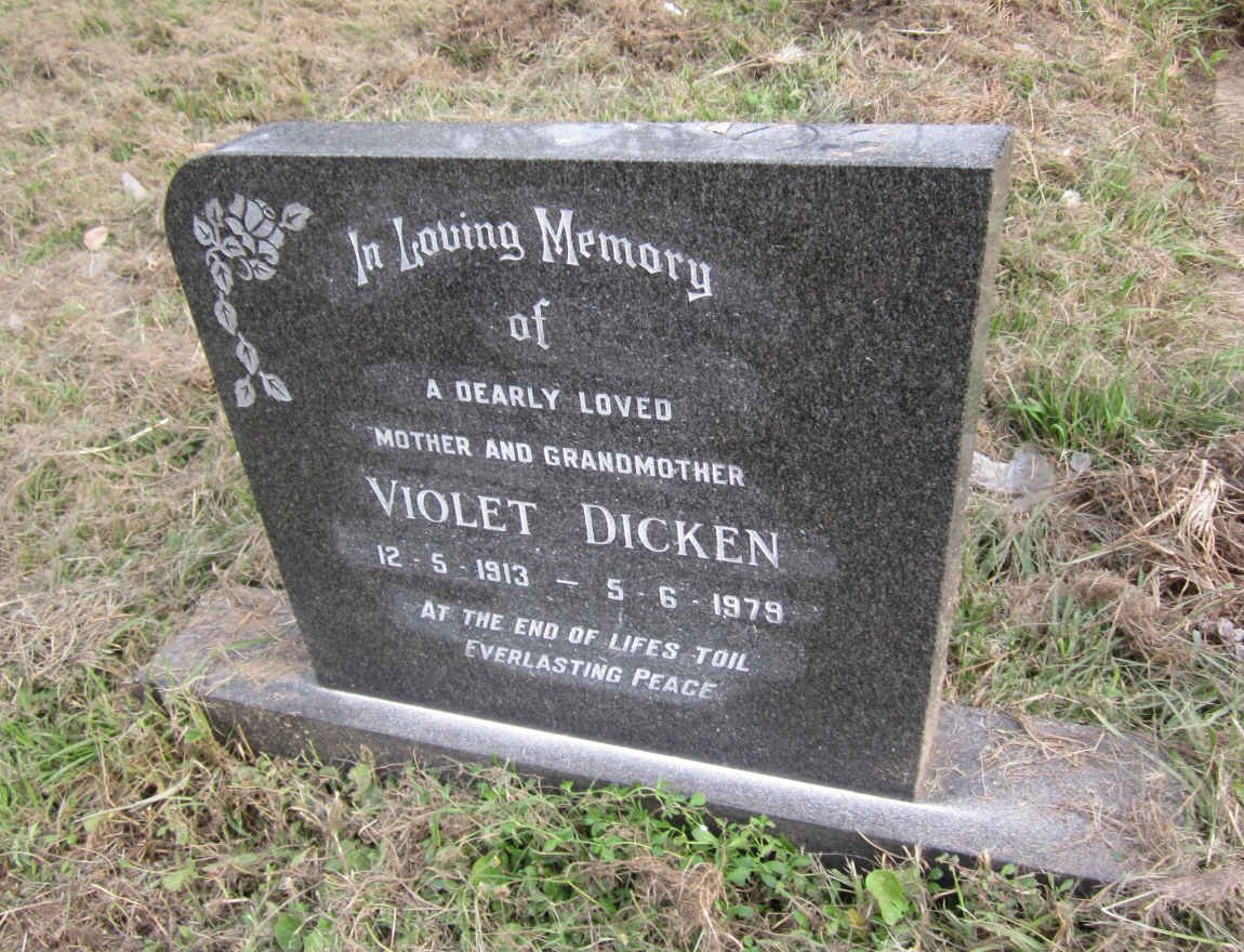 DICKEN Violet 1913-1979