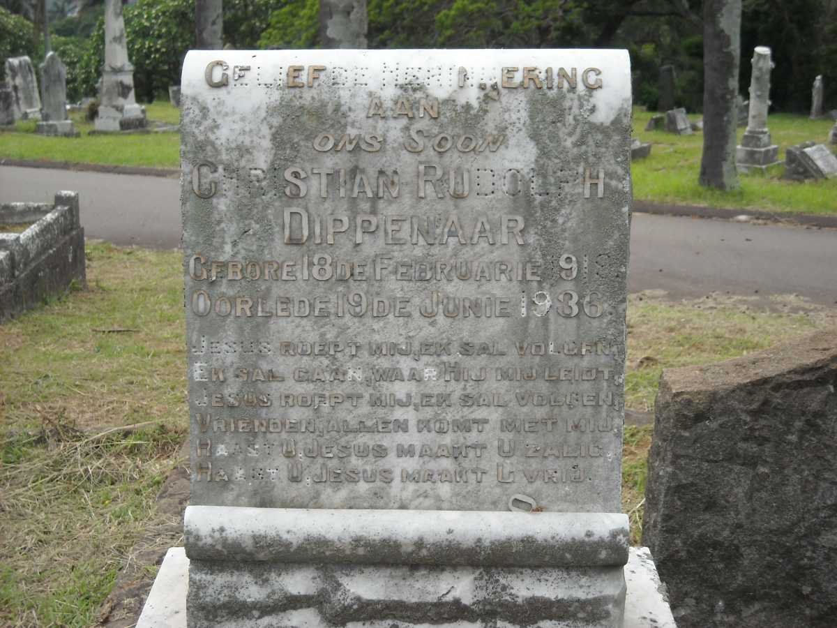 DIPPENAAR Christian Rudolph 1919-1936