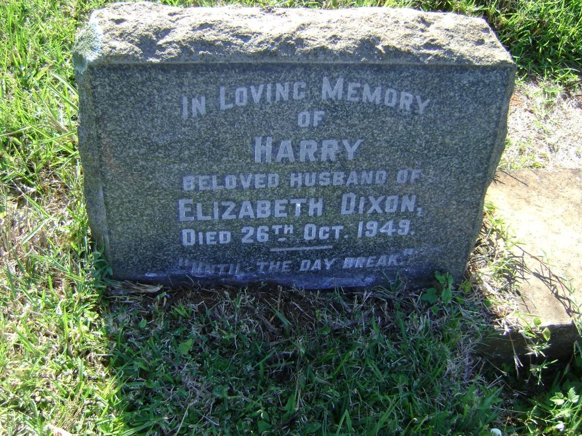 DIXON Harry -1949
