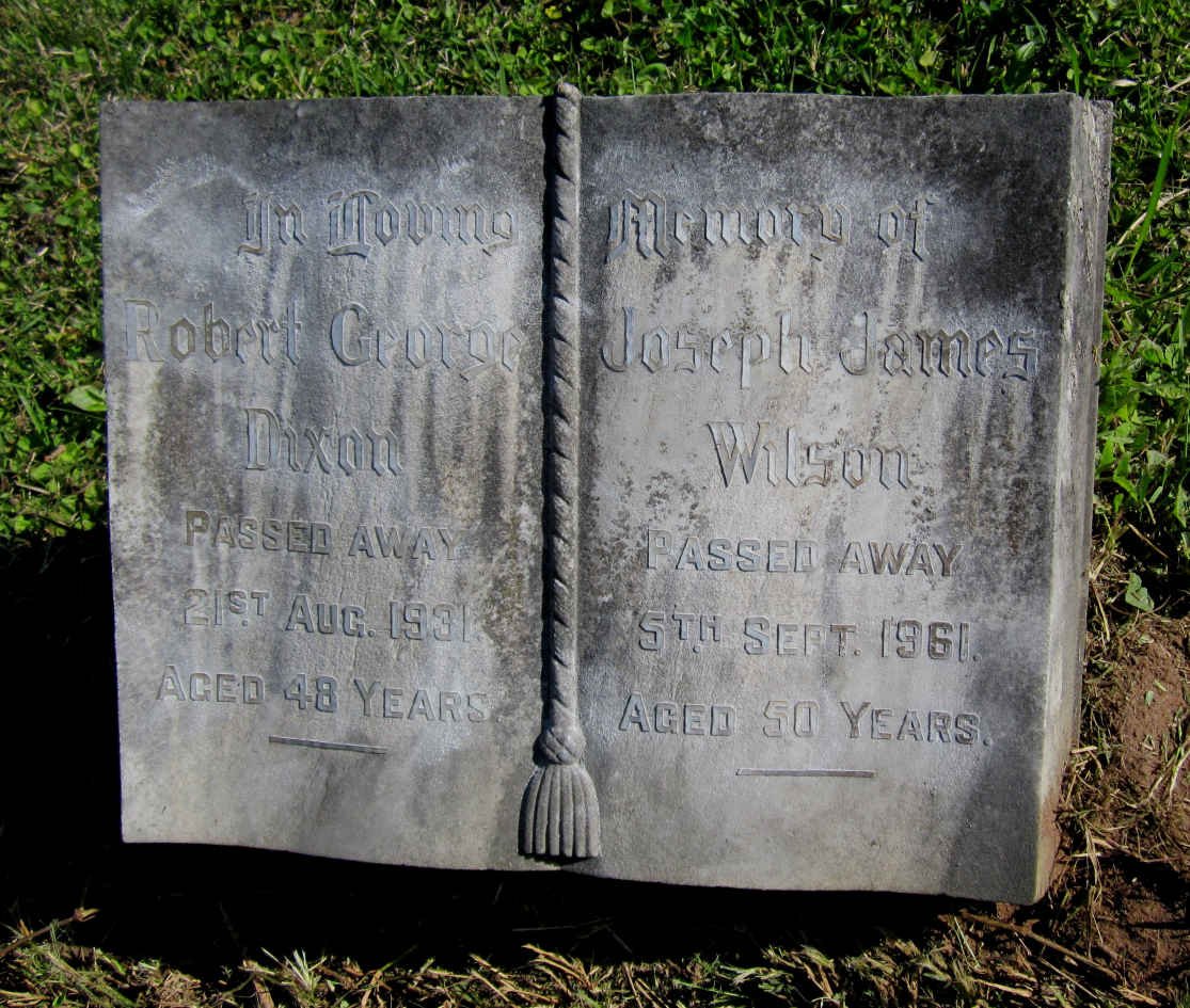 DIXON Robert George -1931 :: WILSON Joseph James -1961