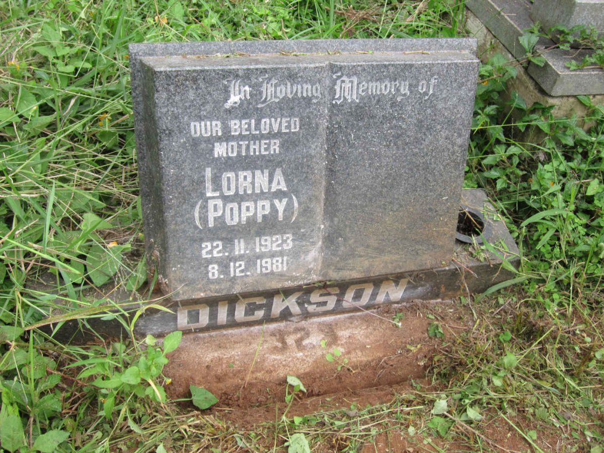 DICKSON Lorna 1923-1981