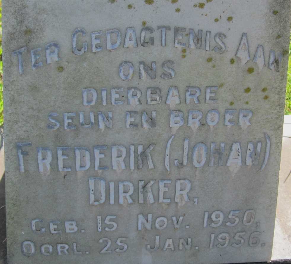 DIRKER Frederik 1950-1956