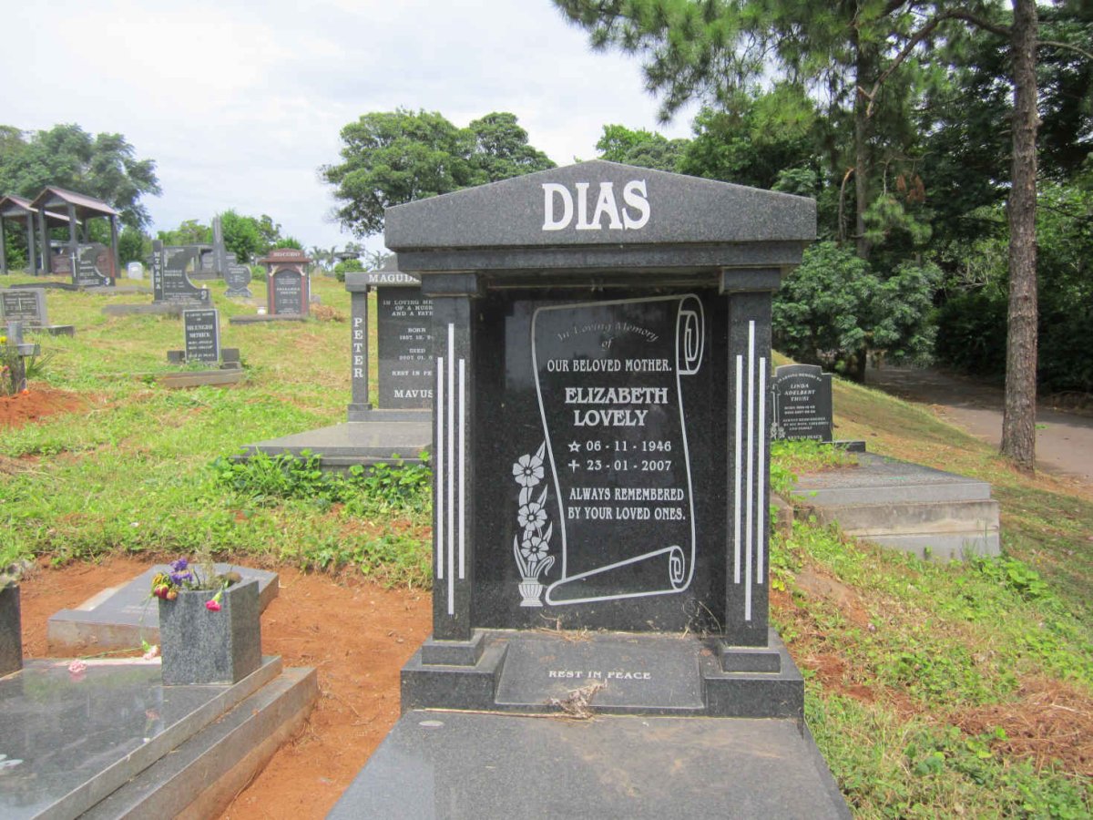 DIAS Elizabeth Lovely 1946-2007