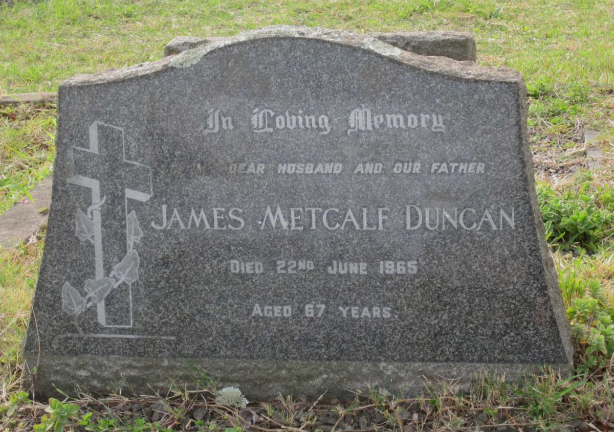 DUNCAN James Metcalf -1965