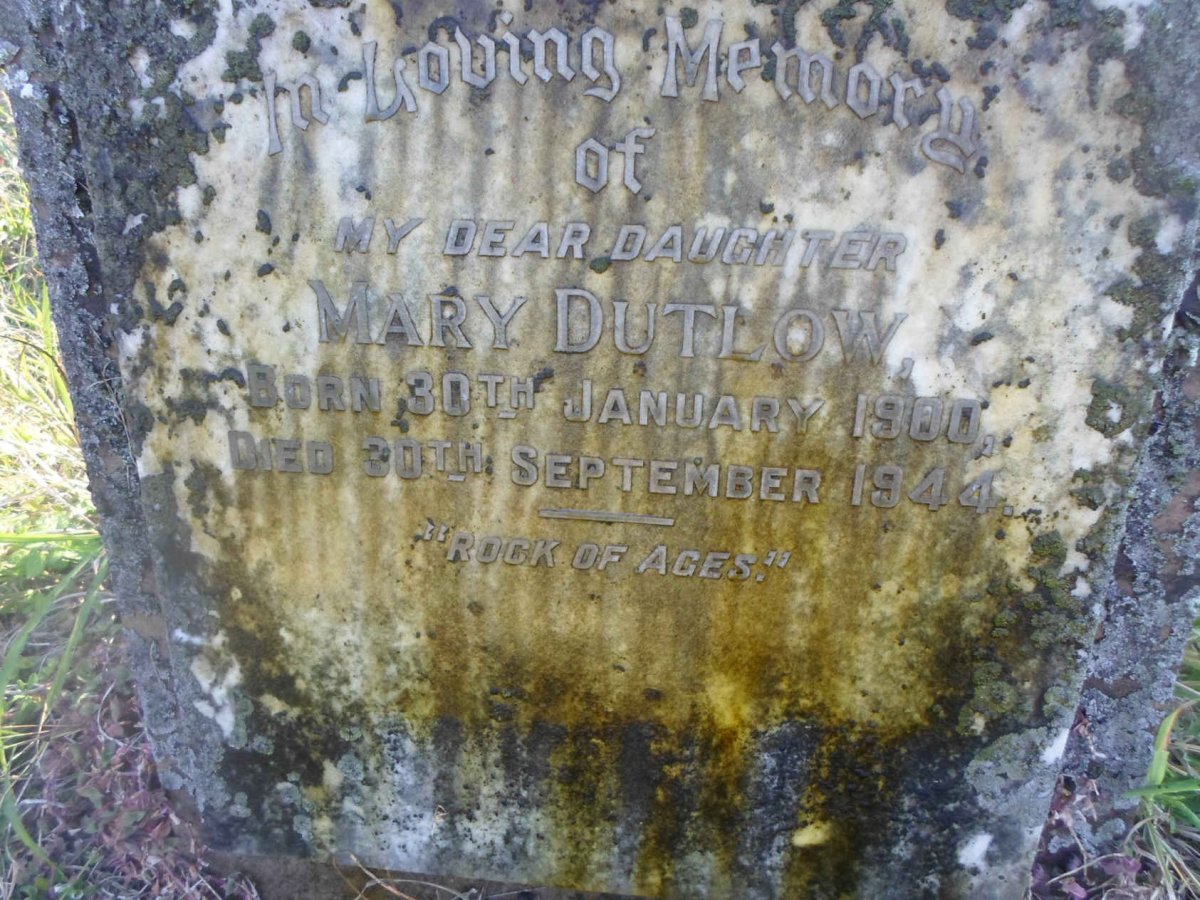 DUTLOW Mary 1900-1944